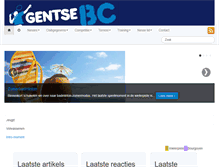 Tablet Screenshot of gentsebc.be